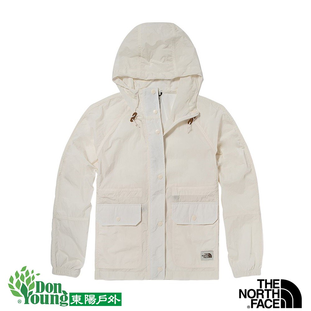 【THE NORTH FACE】北面女款防風防潑水收腰設計連帽外套 5AY9