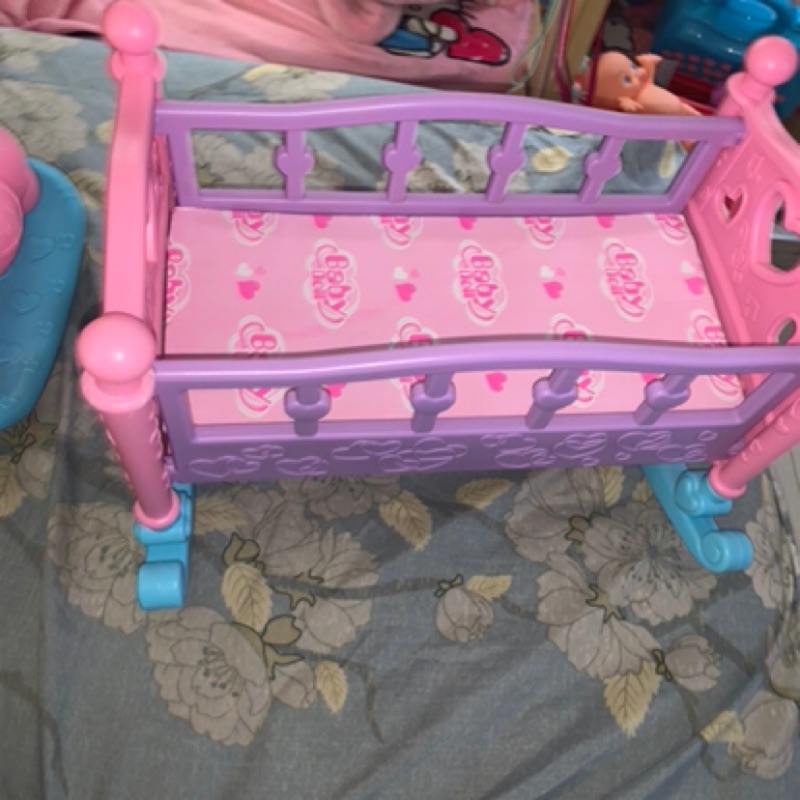 🎉出清🎊二手 兒童玩具 娃娃床與搖搖馬玩具