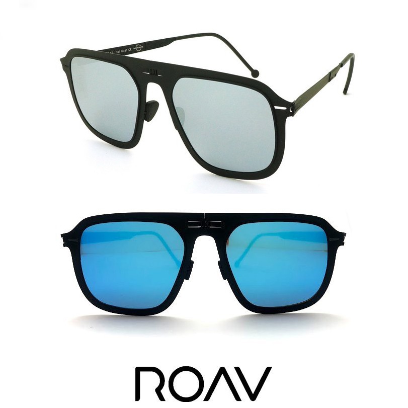 美國ROAV 折疊太陽眼鏡 VIRGIL MOD 8003 水銀系列 偏光鏡片【原作眼鏡】