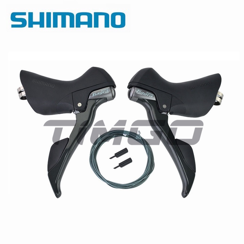 Shimano TIAGRA ST-4700 公路自行車折疊自行車 2x10 速 STI 變速桿帶電纜