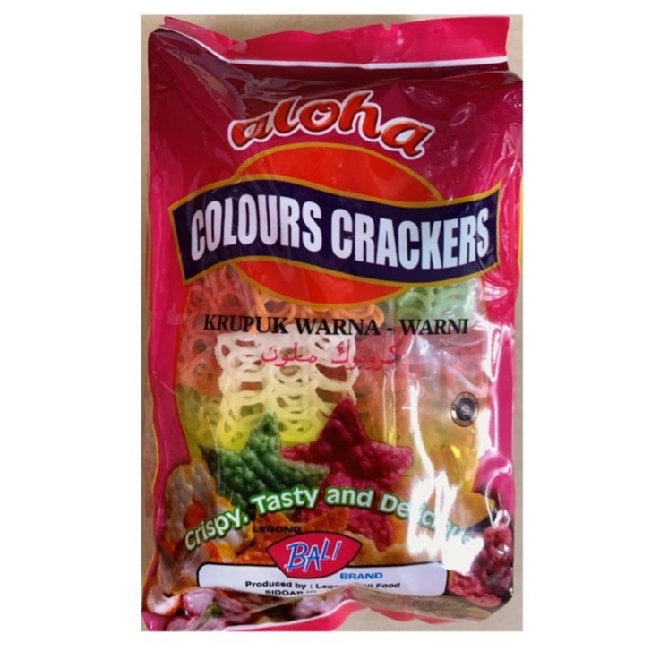 Aloha Krupuk Warna Warni  350G    KERUPUK WARNA WARNI