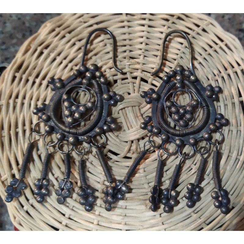 銅製耳掛耳環吊飾頭飾原民民俗琉璃珠項鍊原住民吊飾鑰匙圈項鍊