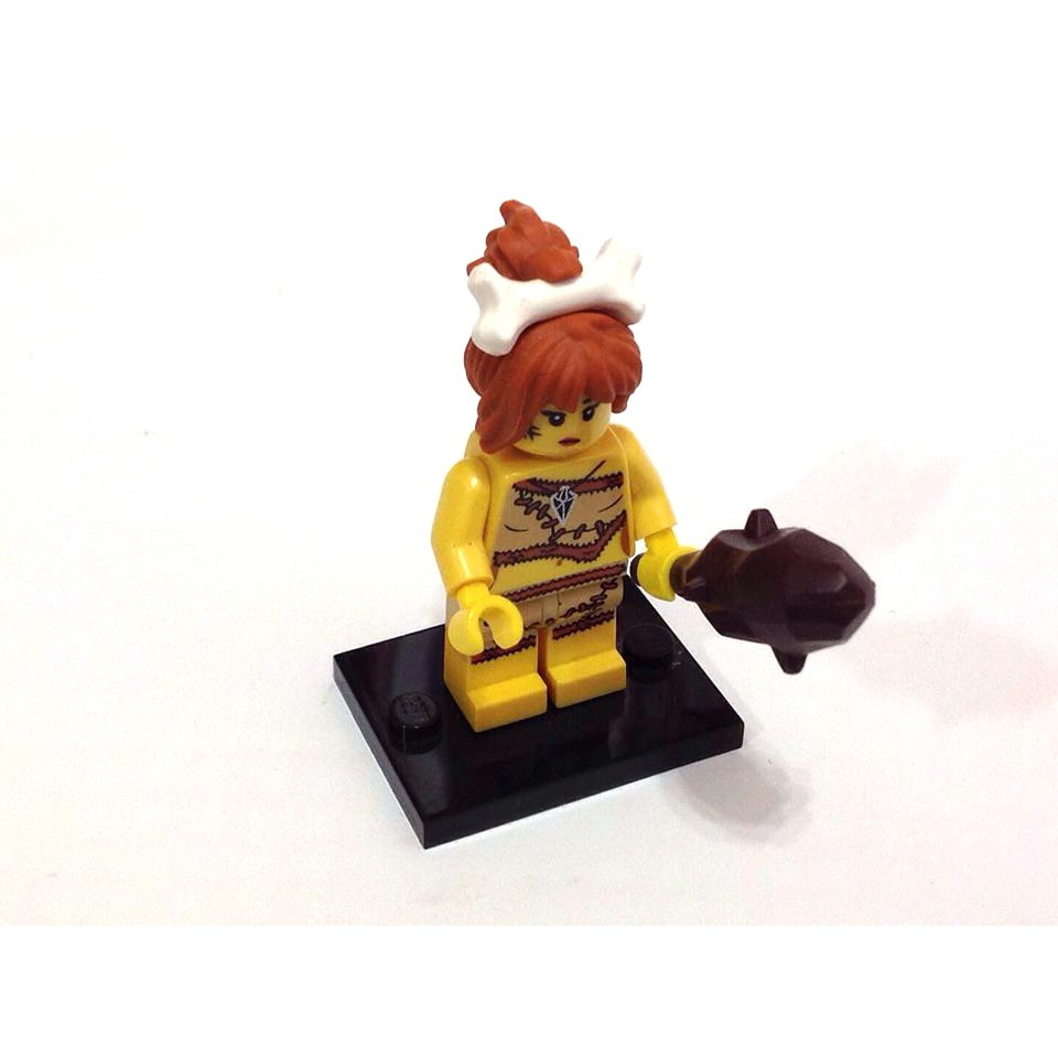 樂高人偶王lego 第五代人偶包 05 5 女原始人 蝦皮購物