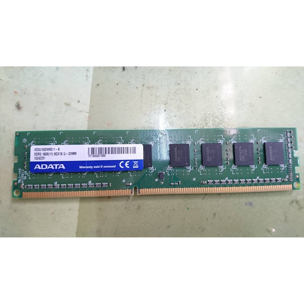ADATA  DDR3 1600  8G 記憶體
