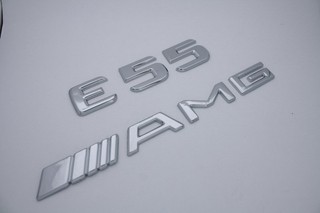 Benz 賓士 賓士 E Class E 55 ///// AMG 後車箱蓋 字型 字標