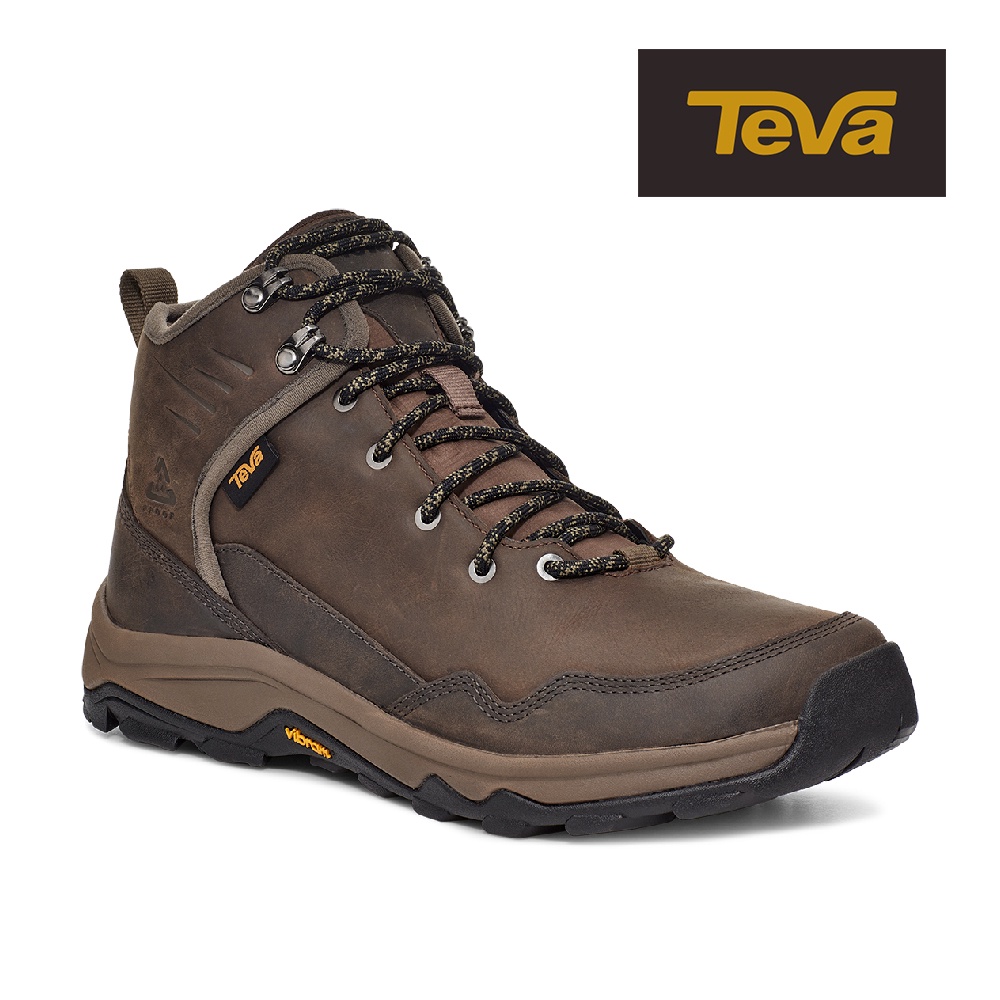 【TEVA】男 Riva Mid RP 高筒防水黃金大底郊山鞋/登山鞋-棕色 (原廠現貨)