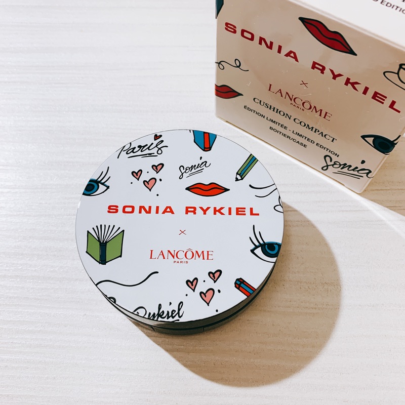 供ue280***下單 蘭蔻 激光煥白氣墊粉盒 彩色塗鴉版 SONIA RYKIEL x Lancome