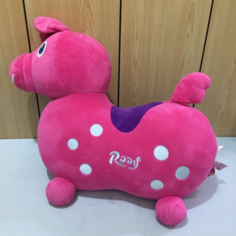 Rody 跳跳馬絨毛玩偶吋小桃紅 蝦皮購物