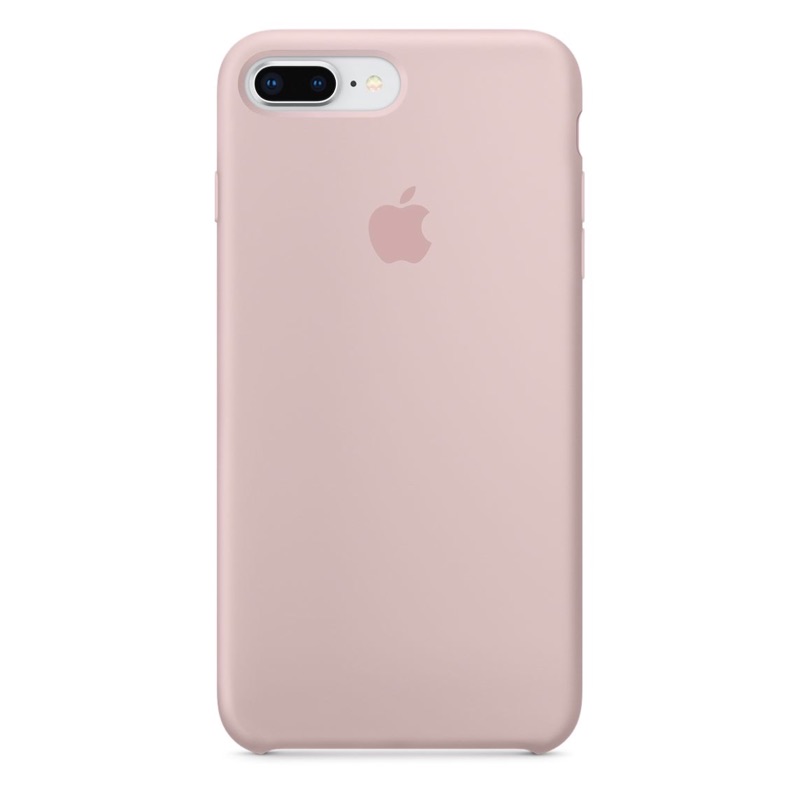 原廠正版 iPhone 7 Plus 矽膠保護殼 粉沙色