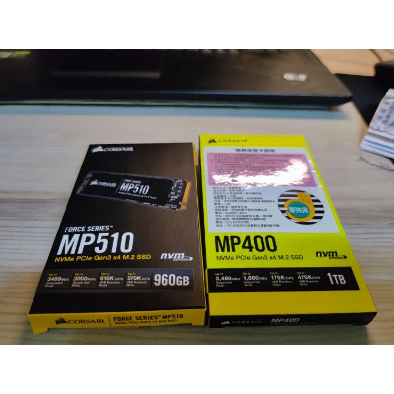 全新 CORSAIR MP400 1TB m.2 pcie 固態硬碟 二手價賣