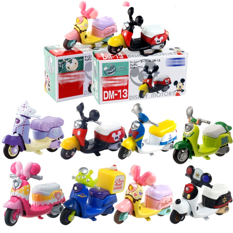 CC精選||tomy多美卡合金車模型迷你玩具可愛小汽車擺件米奇小機車