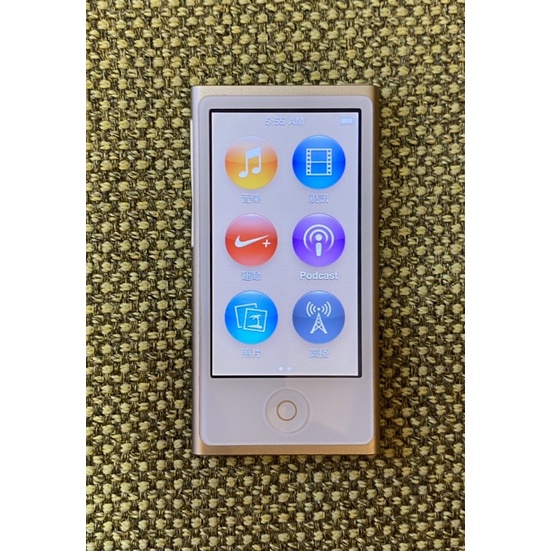 【OZ Apple Museum】絕版 近全新 金色 iPod nano 7、mp3、隨身音樂、古董收藏、學生在校使用