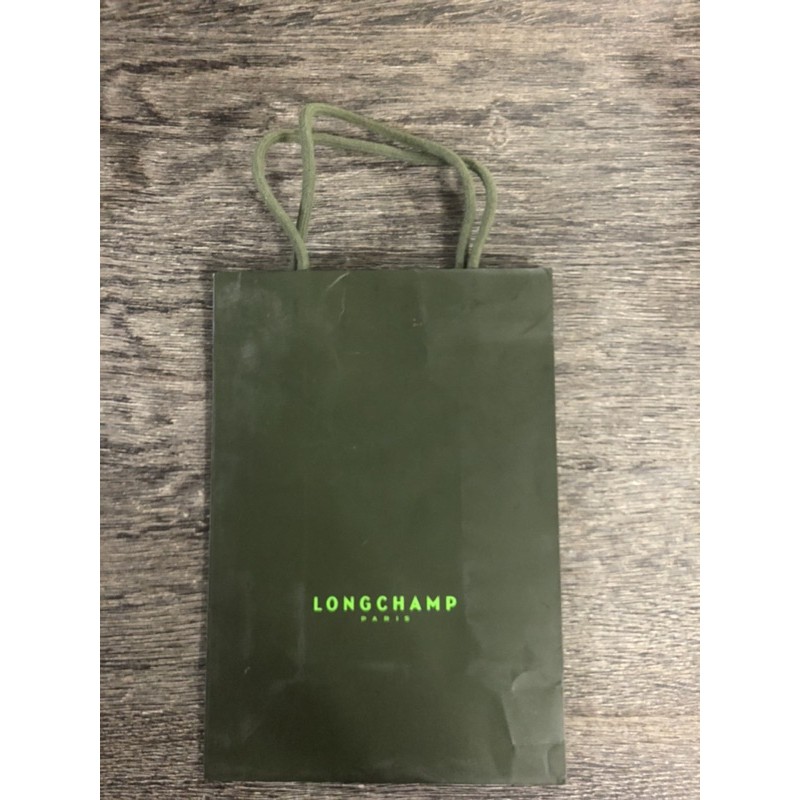 Longchamp 紙袋 提袋 袋子 long champ