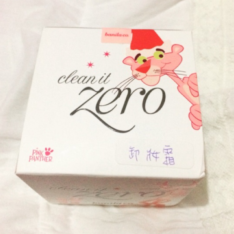 韓國帶回～宋智孝推薦banila co. zero卸妝霜 180ml (頑皮豹聖誕版)