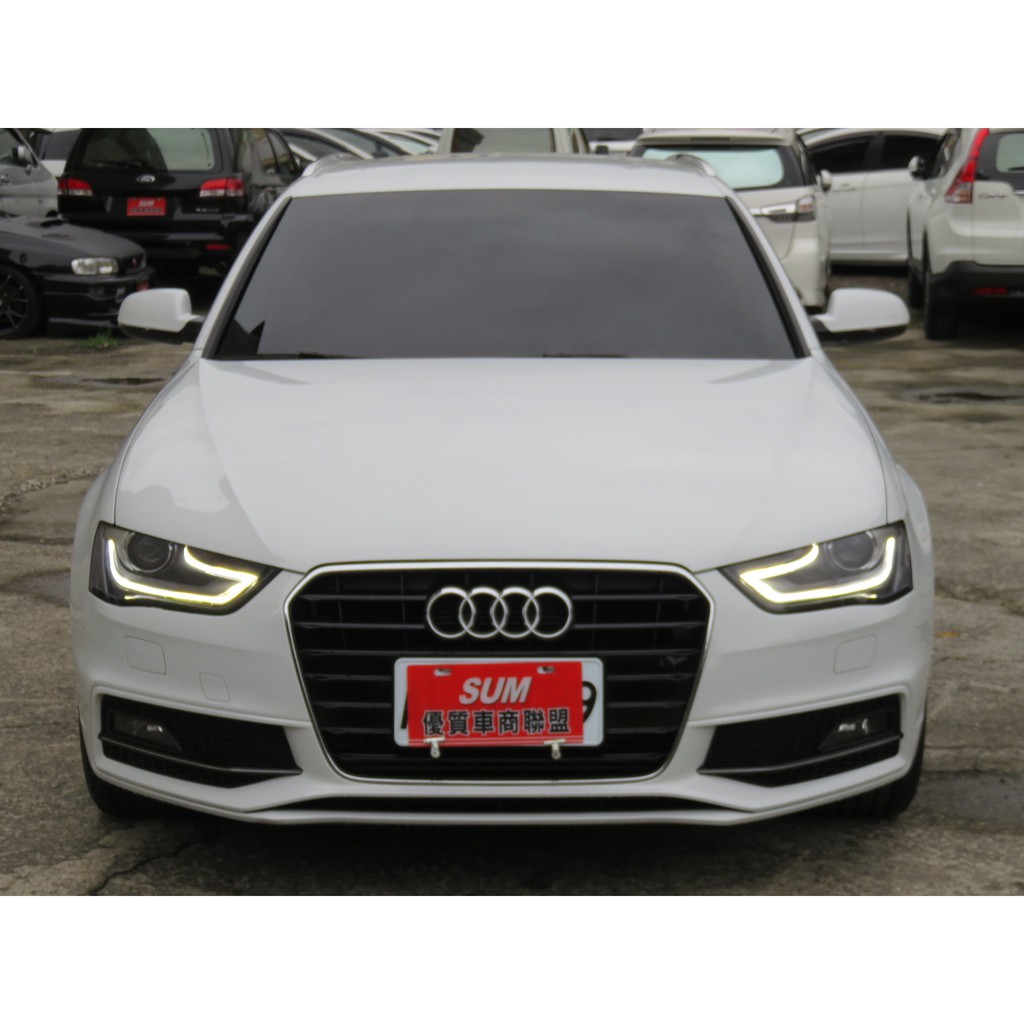 買好車 FB搜尋:{馳駿嚴選認證中古車} 2015年 Audi A4 AVANT 1.8T 新車保固中 可全額貸