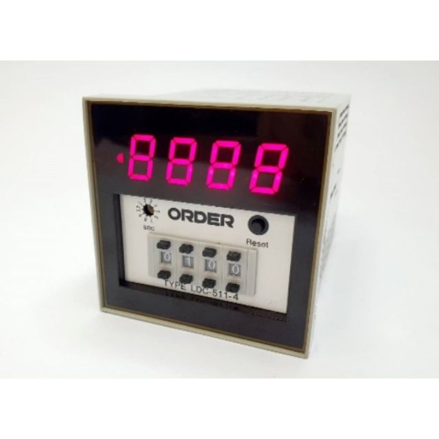 &lt;電子發票&gt; ORDER  LDC-511-4 指撥式計數器，計時器