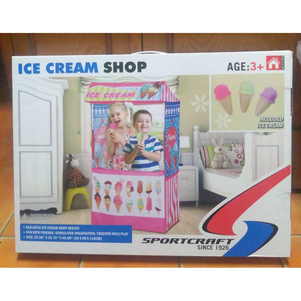 Sportcraft．兒童遊戲帳篷-冰淇淋兒童歡樂屋