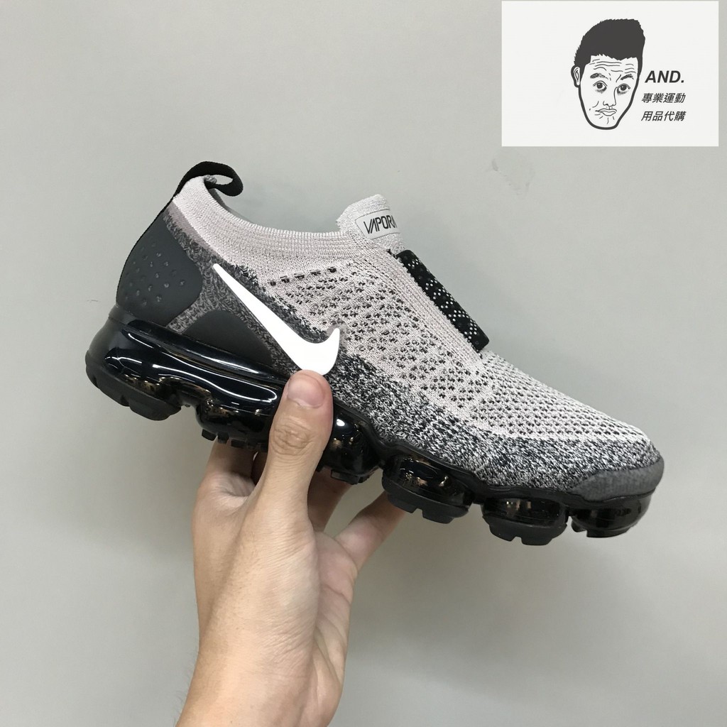 【AND.】NIKE W AIR VAPORMAX FK MOC 2 黑灰 無鞋帶 慢跑鞋 女款 AJ6599-202