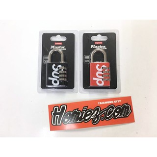 【HOMIEZ】SUPREME Master Lock®Numeric Combination Lock【53210】鎖