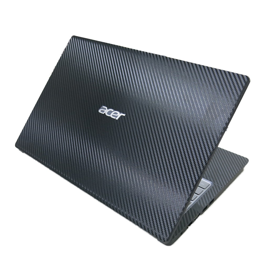 【Ezstick】ACER A315-55G Carbon黑色立體紋機身貼 (含上蓋貼、鍵盤週圍貼) DIY包膜