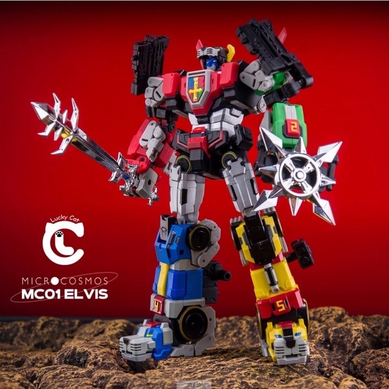 招財貓 MICRO COSMOS MC-01 Voltron 聖戰士 五獅合體 百獸王 完成品