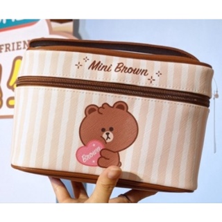 Line Friends MINI系列 屈臣氏 大浴巾 化粧包