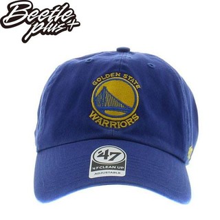 BEETLE 47 BRAND 老帽 金州勇士 GOLDEN STATE WARRIORS NBA 藍 CLEAN UP