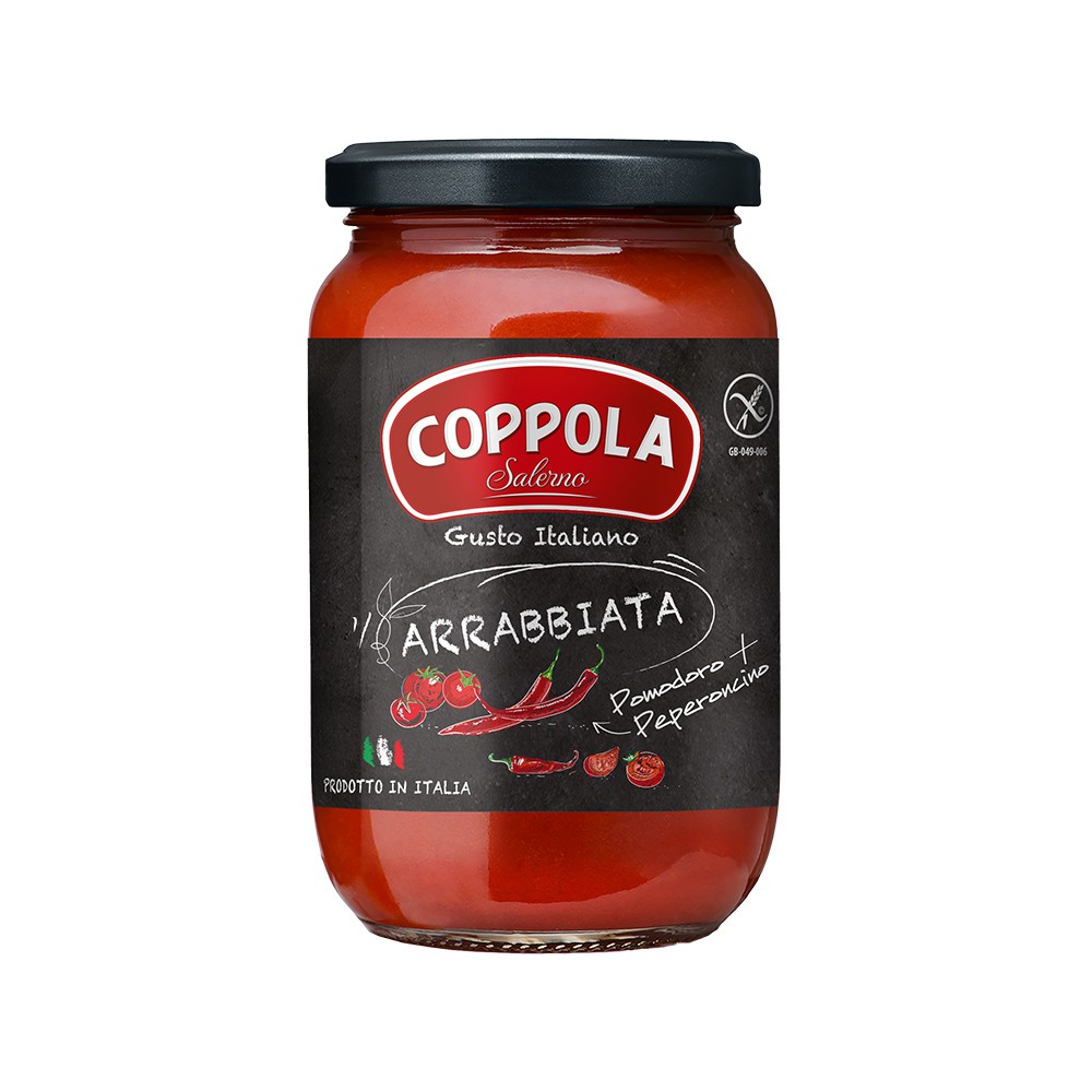 Coppola無加糖辣味蕃茄麵醬Arrabiata (Pomodoro + Chilli Pepper) 350g
