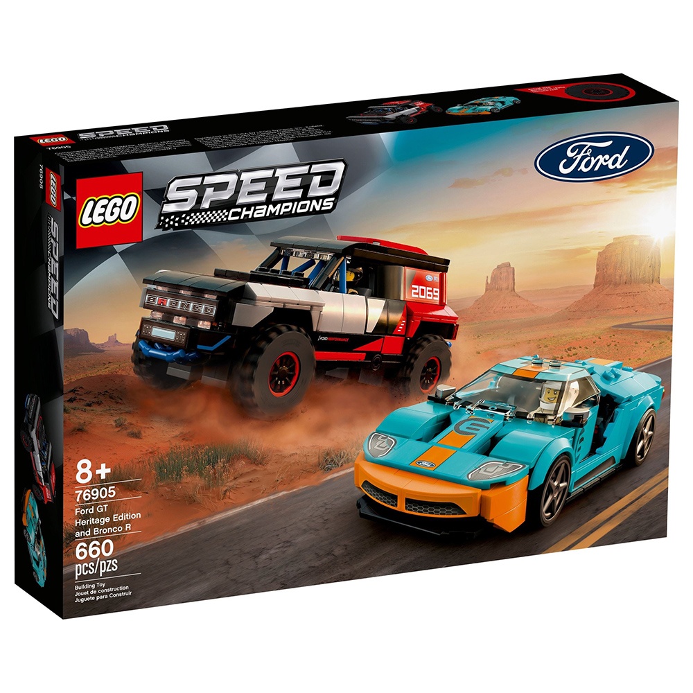 樂高LEGO Speed Champions系列 福特GT歷史特仕版 &amp; Bronco R   76905