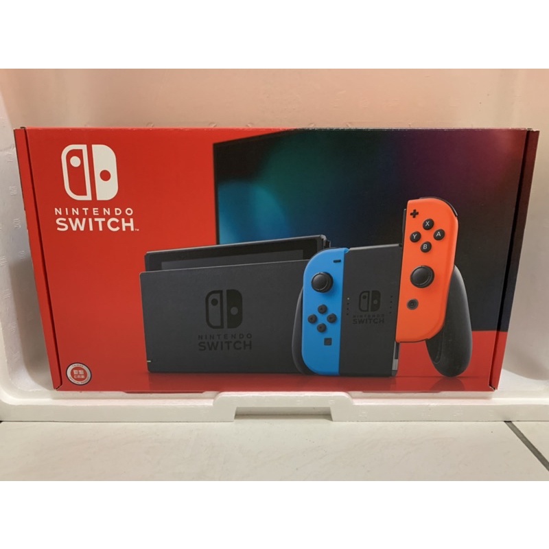 全新未拆封 Nintendo Switch主機 紅藍 加強版［HAD-S-KABAA］