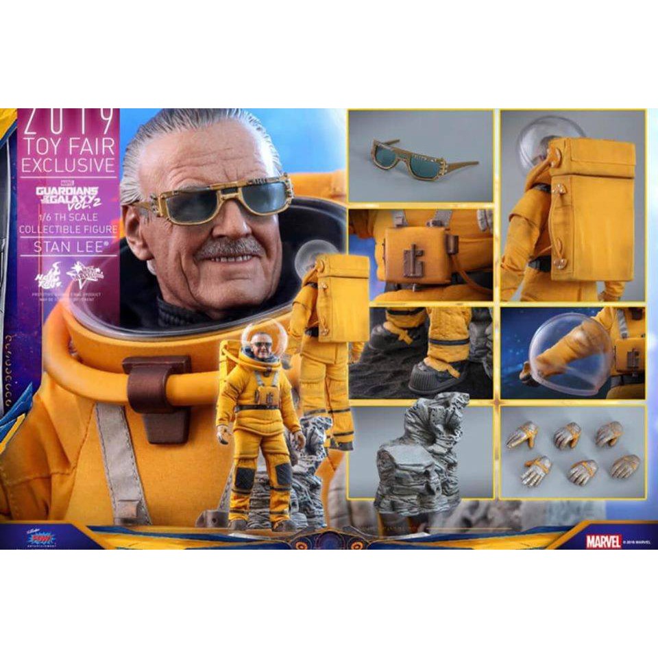 野獸國 Hot Toys – MMS545 –《 星際異攻隊 》 漫威 之父 史丹李 Stan Lee 非 MMS327