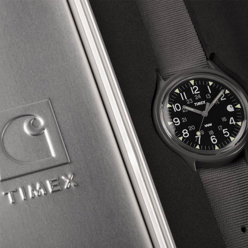 Carhartt Wip x Timex 限量聯名軍事錶2018附盒全新僅試戴 （購自台中大遠百專櫃）