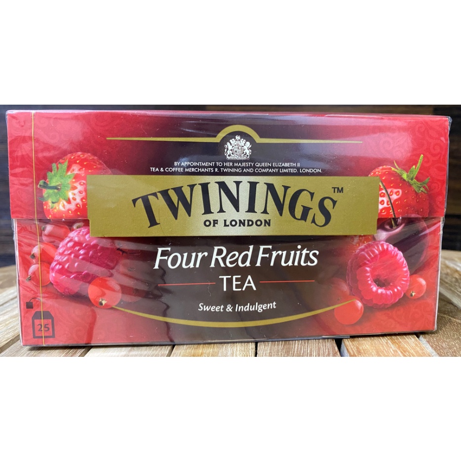 【Twinings唐寧茶】四紅果茶茶包(2gx25包)