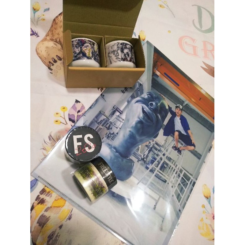 現貨大野智作品展小酒杯組紙膠帶資料夾freestyle 日本嵐代購杯子酒杯 蝦皮購物