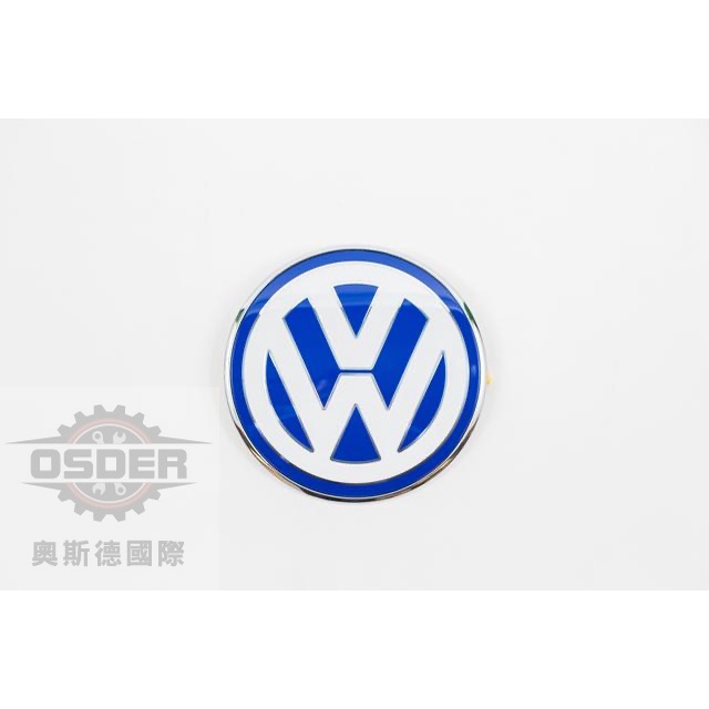 【奧斯德VAG】 1C0853617   VW 福斯 BEETLE 金龜車 前標誌 VW MARK 藍 德國原廠