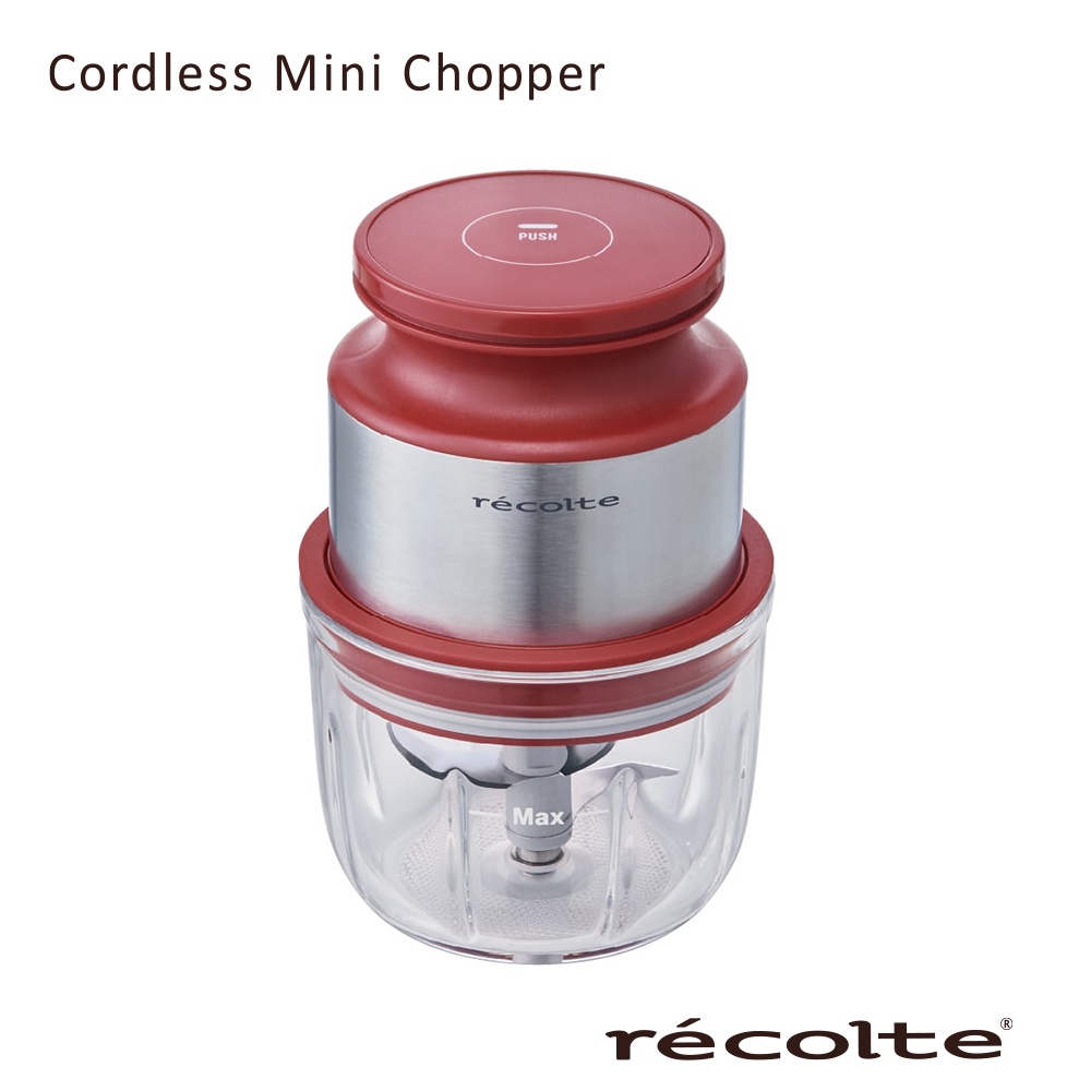 [智慧小家電]【日本recolte麗克特】Cordless 迷你無線食物調理機 - 共2色《WUZ屋子》