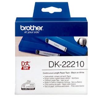 。OA小舖。 Brother 29mm 耐久型紙質系列 DK-22210 白底黑字