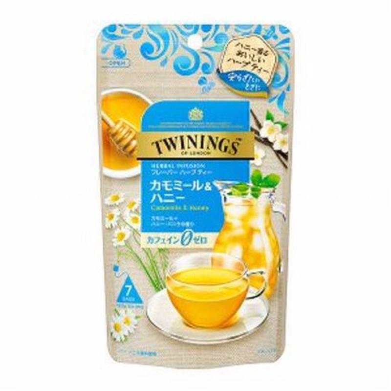 日本 TWININGS 唐寧茶 片岡物產 洋甘菊蜂蜜茶 一袋7包入 洋甘菊茶