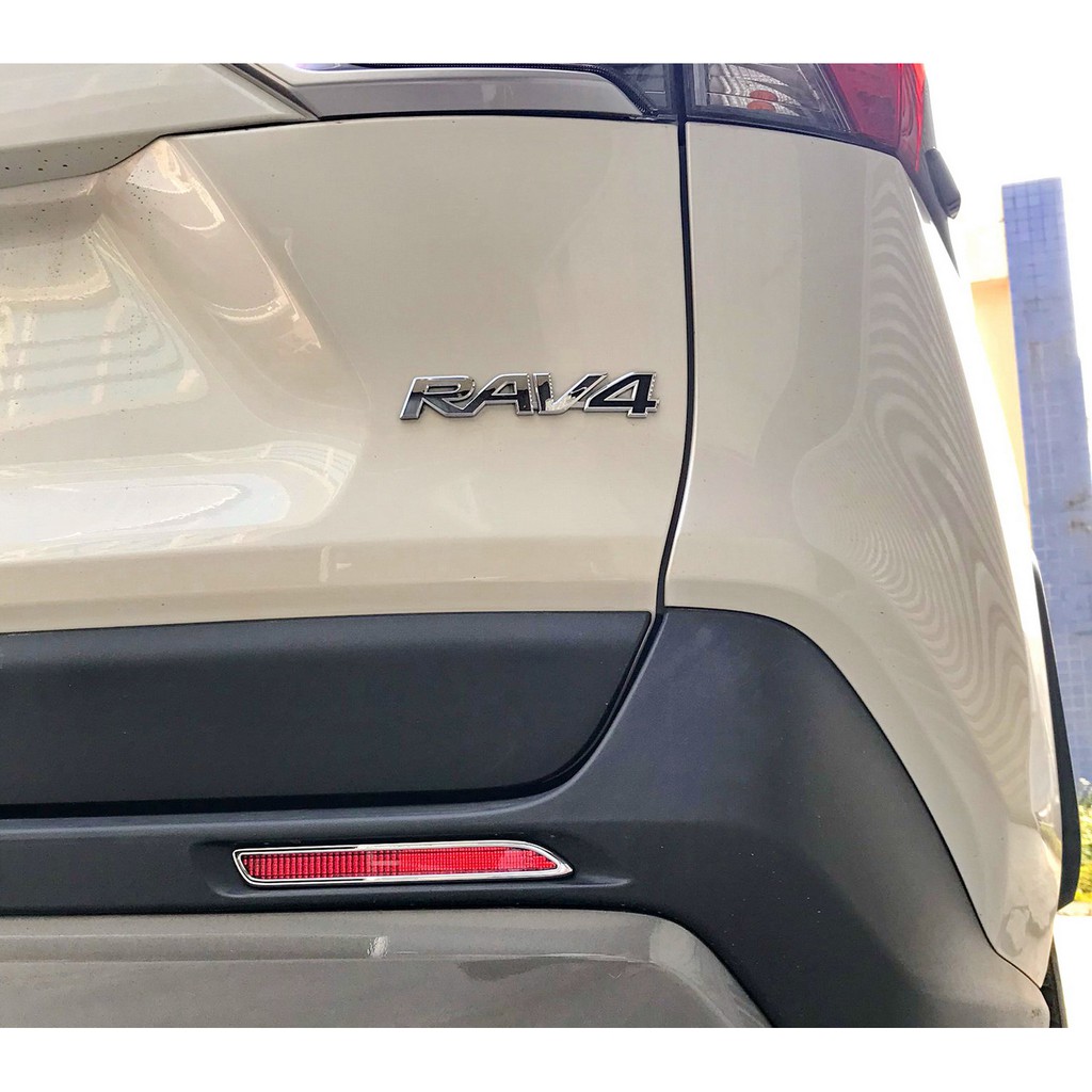 圓夢工廠 Toyota RAV4 2019~2022 5代 5.5代 改裝 鍍鉻銀 後保桿飾框 後反光片框 後霧燈框