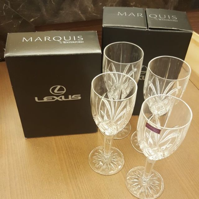 Lexus MARQUIS Waterford 水晶杯2對