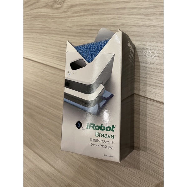 iRobot Braava 380t 390t日本原廠微纖維濕擦抹布3塊