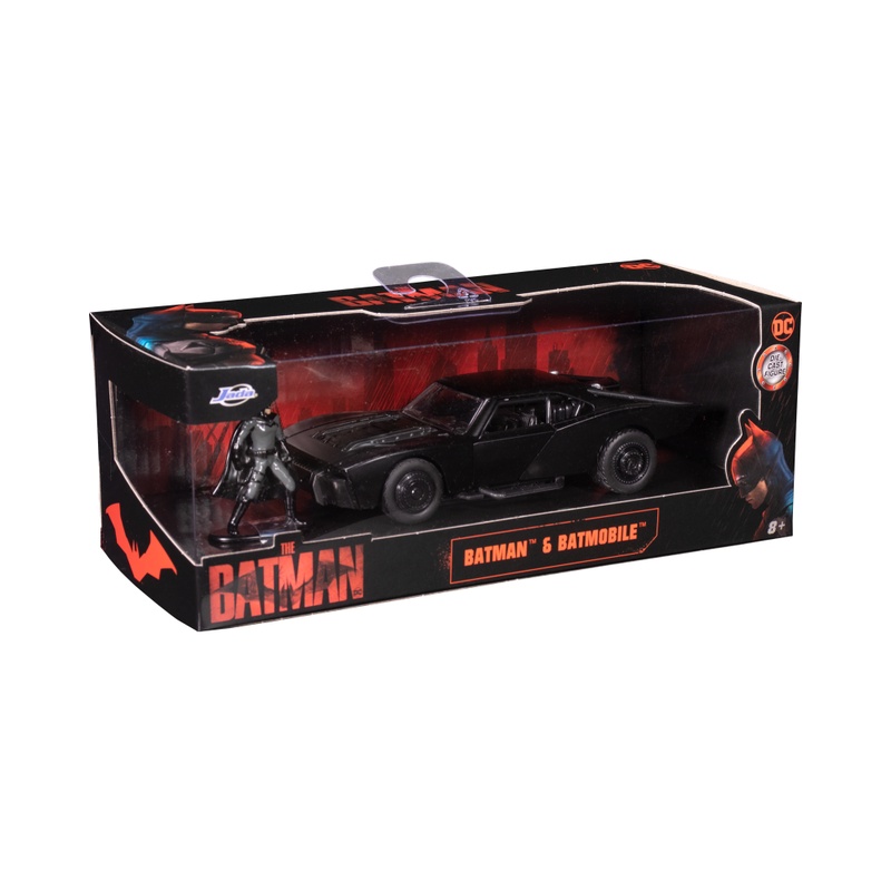 DC Comics  -JADA Batman-蝙蝠俠1:24合金車-2022蝙蝠車+蝙蝠