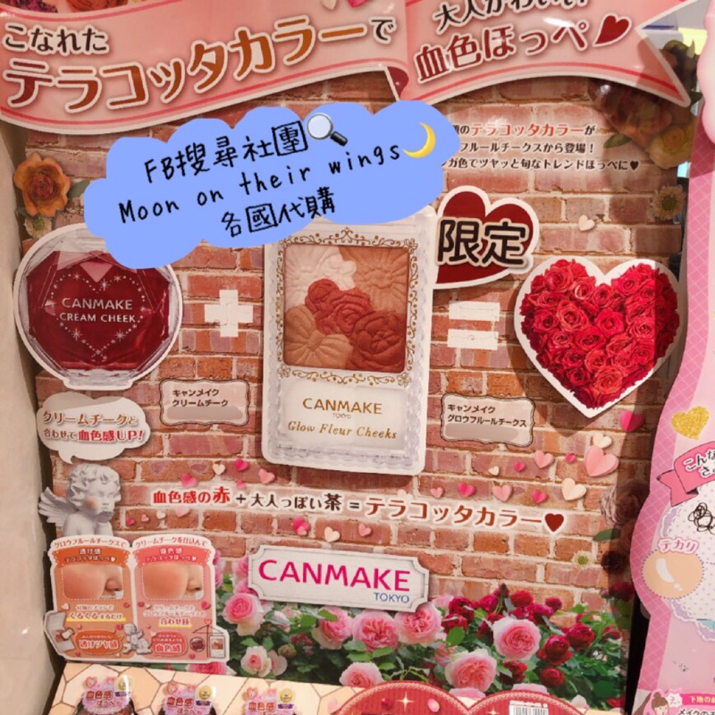 3月日本代購 現貨 canmake 日本限定 花瓣腮紅10號 PW41 血色腮紅 藥妝代購 晚安蜜粉 土色腮紅