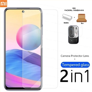 LAYAR 2 合 1 鋼化玻璃透明螢幕防刮 Redmi note 10 5G 相機