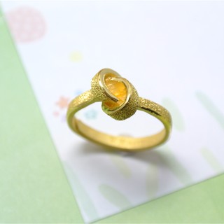 ❤黃金❤ 9999～黃金立體時尚造型戒指/1.25錢