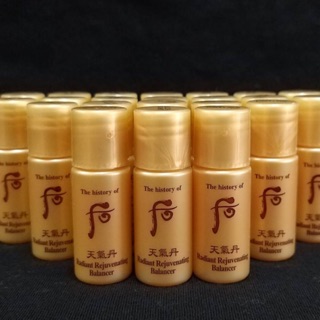 米兔韓國代購 - 後 Whoo 天氣丹華炫重生水 天氣丹華炫重生乳 小樣5ml 天氣丹化妝水 天氣丹乳液