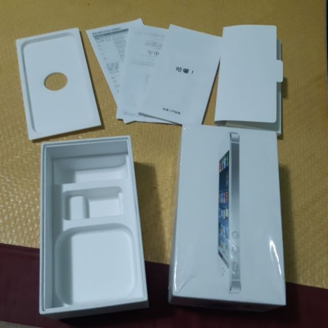 apple iphone 5 32g 白 原廠 空盒 盒子