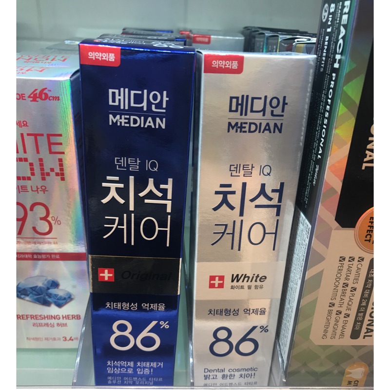 韓國 MEDIAN 86%牙膏