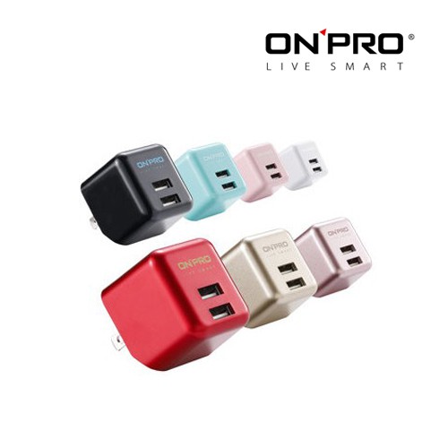 ONPRO 雙USB 3.4A 超急速充電器 UC-2P01 PLUS 雙孔 豆腐頭 變壓器 快充 一台多充 充電頭