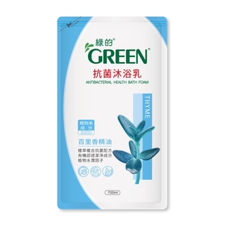 綠的抗菌沐浴乳百里香精油-補充包700ml